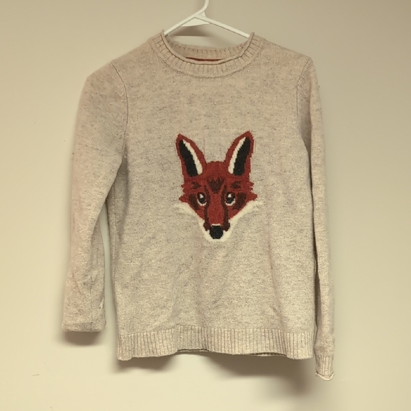 Telluride Clothing Company Sweaters - Cozy Beige Sweater with Fox Motif